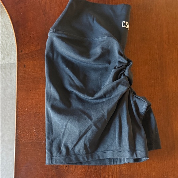 Crop Shop Boutique Black Fade scrunch butt shorts - Picture 4 of 4